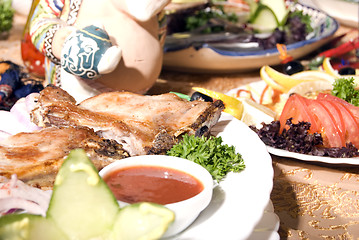 Image showing Festive table  