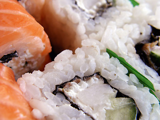 Image showing Traditional Japanese food            