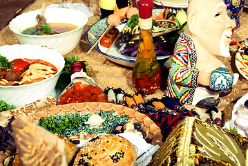 Image showing Festive board    