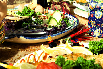 Image showing Festive table   