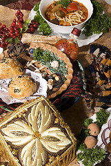 Image showing  Festive board    