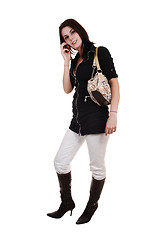 Image showing Girl on the phone.