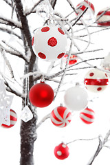 Image showing Christmas baubles ornaments decoration