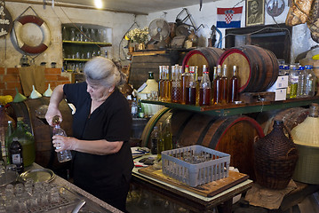 Image showing Local wine bar Croatia