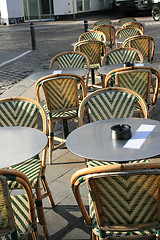 Image showing Outdoor cafeteria