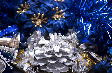 Image showing Christmas and New Year decorations 