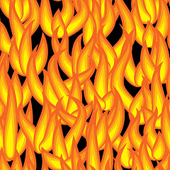 Image showing Abstract background of flame