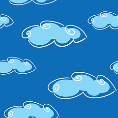 Image showing Abstract day clouds background