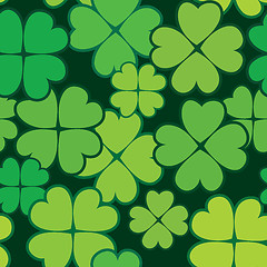 Image showing Patrick's day abstract seamless background