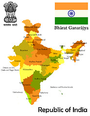 Image showing Map of India