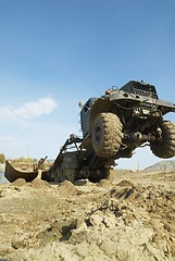 Image showing Disassembly of pontoon bridge