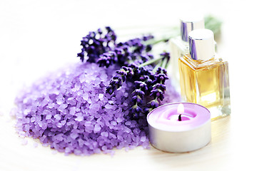 Image showing lavender spa