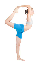 Image showing Woman exercise in flexibility