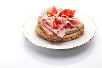 Image showing healthy sandwich