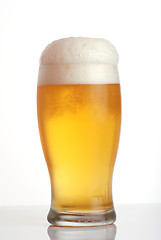 Image showing Glass of beer close-up 