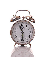 Image showing Alarm clock on white