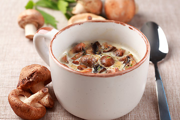 Image showing Mushroom soup