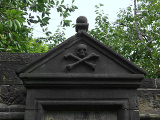 Image showing Gothic tomb