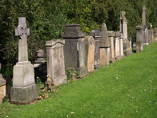 Image showing Glasgow cemetery