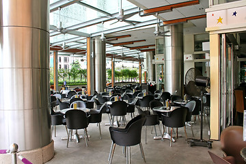 Image showing Outdoor cafe