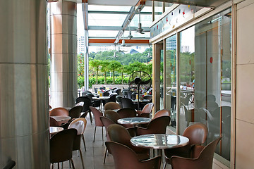 Image showing Outdoor cafe