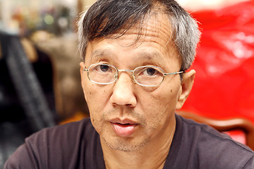 Image showing middle age asian man