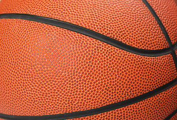 Image showing Basketball texture