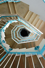 Image showing spiraling stairs