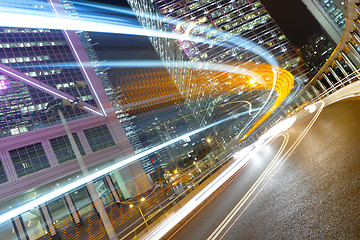 Image showing Traffic at night