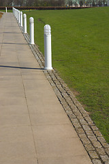 Image showing Path and Bollards