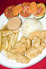 Image showing filet of fish breaded nicaragua