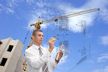 Image showing designing technology in construction