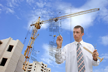 Image showing designing technology in construction