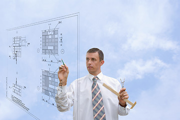 Image showing designing technology in construction