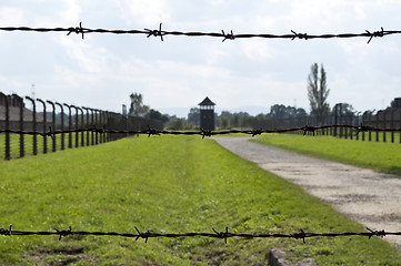 Image showing Auschwitz Birkenau concentration camp.