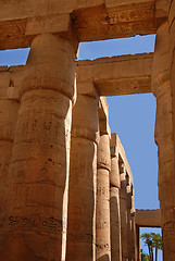 Image showing The Karnak Temple in Egypt