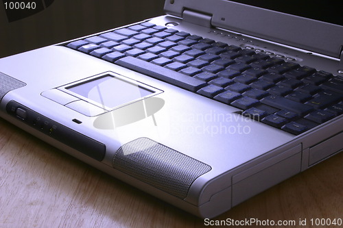 Image of blue laptop