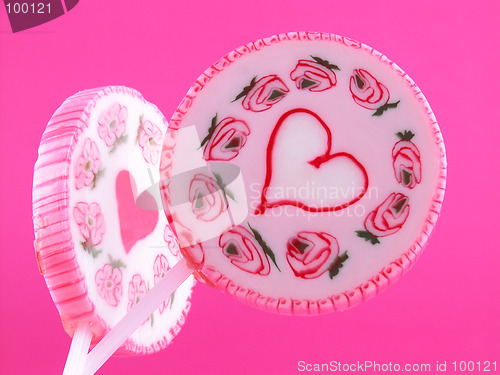 Image of sweet lollipops