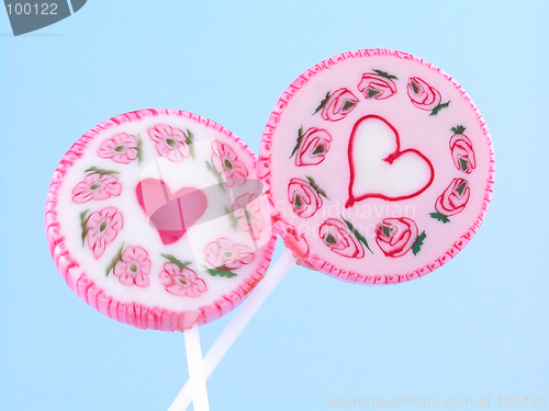 Image of sweet lollipops