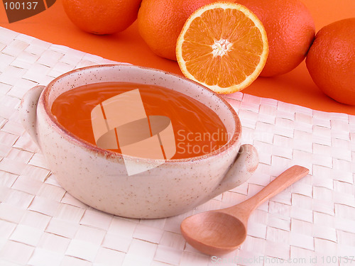 Image of orange jelly