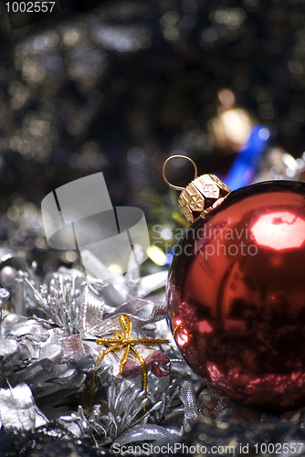 Image of Christmas and New Year decorations  