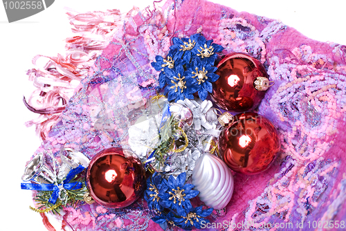Image of Christmas and New Year decorations  
