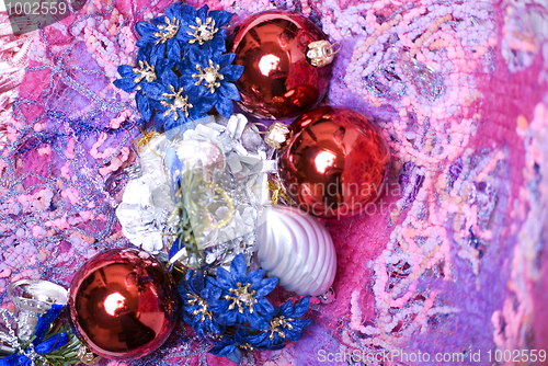 Image of Christmas and New Year decorations  