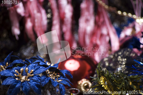 Image of Christmas and New Year decorations  