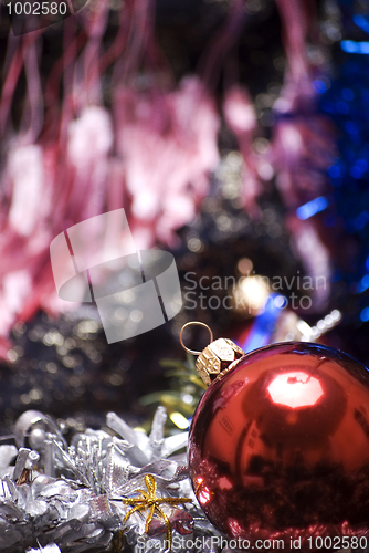 Image of Christmas and New Year decorations 