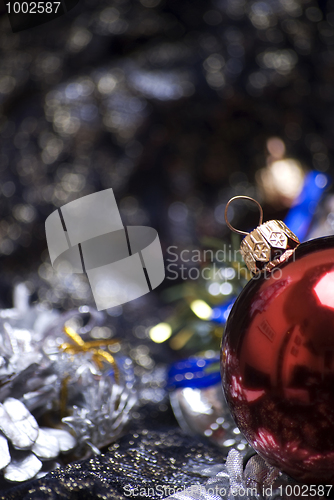 Image of Christmas and New Year decorations  