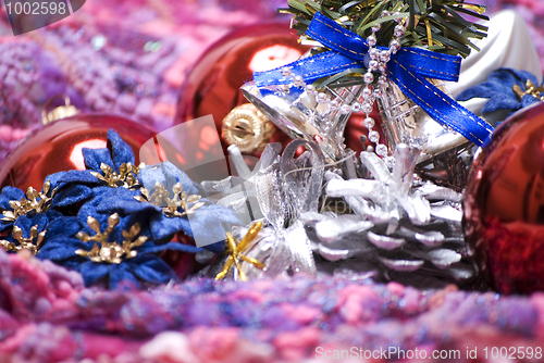 Image of Christmas and New Year decorations  
