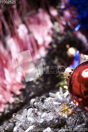 Image of Christmas and New Year decorations 