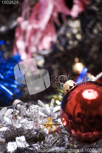 Image of Christmas and New Year decorations 