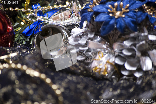 Image of Christmas and New Year decorations 